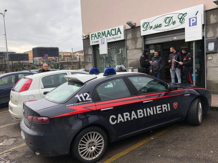 tentato furto farmacia de carlo