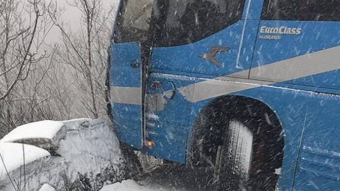 bus acerno incidente