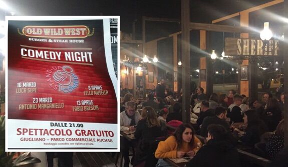 old wild west giugliano auchan eventi bambini comedy night