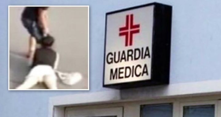 poggiomarino dottoressa picchiata guardia medica