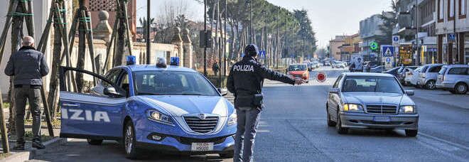 posto di blocco polizia denunciato 26enne di mugnano