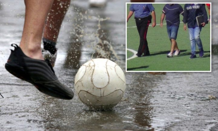 arrestato sant'antimo mentre gioca a pallone