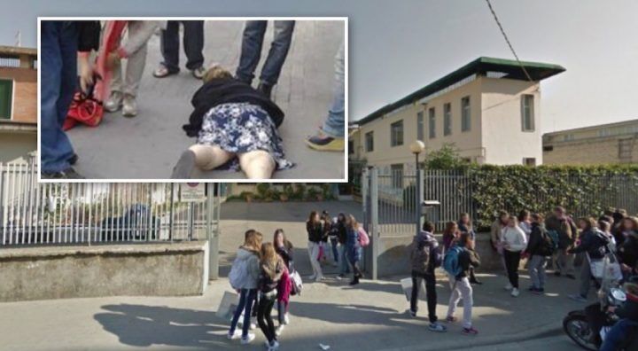 marcianise scuola media cavour professoressa aggredita