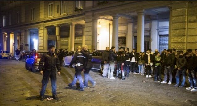 sparatoria tra chiatamone e lungomare napoli