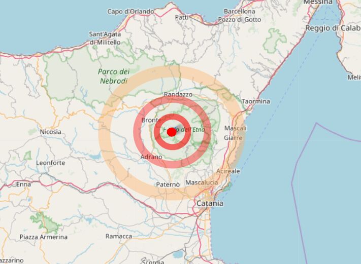 scossa terremoto randazzo 24 maggio catania