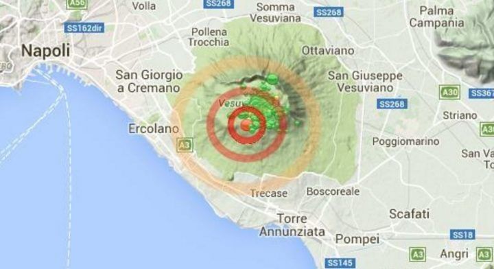 terremoto vesuvio 9 maggio