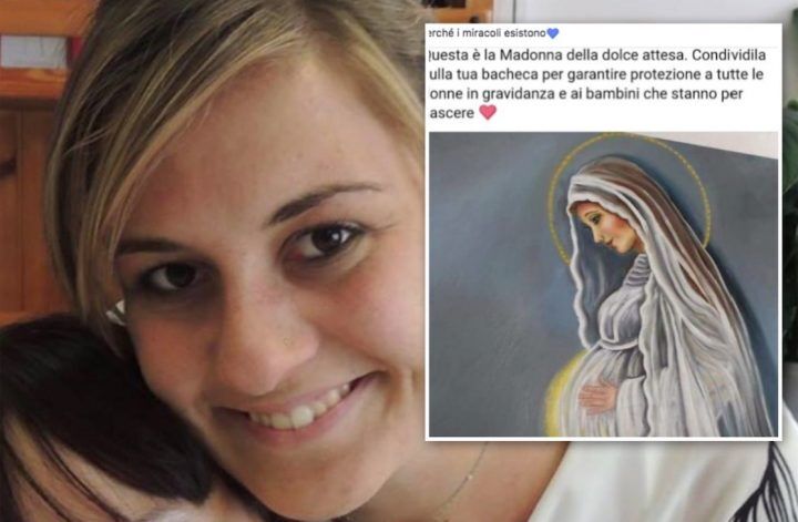 antonietta corinto ultimo post su facebook gravidanza