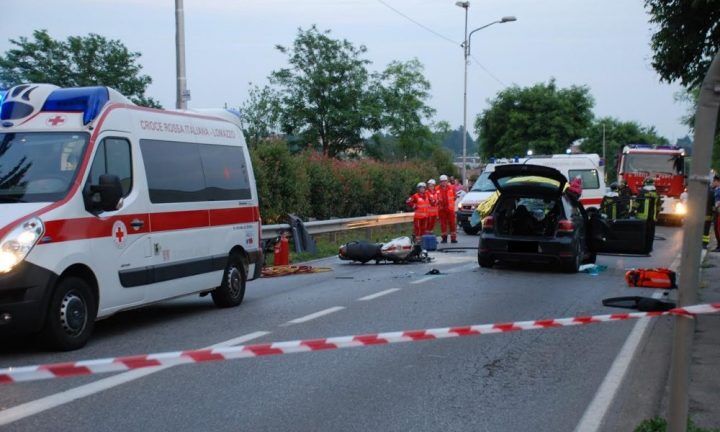 morto incidente ozegna 18enne