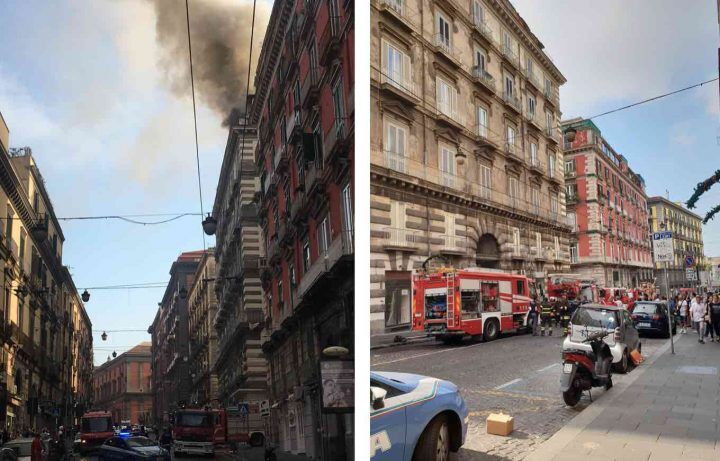 incendio via pessina napoli morta iole bosio