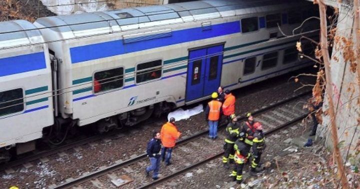 morto treno legnano stazione