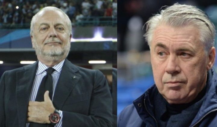 de laurentiis ancelotti sconfitta sampdoria