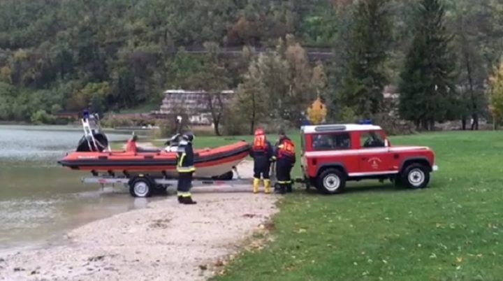 lago di levico morto maltempo