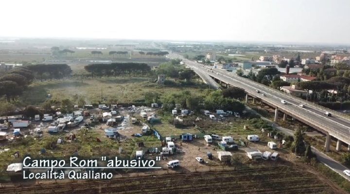 qualiano campo rom sgombero