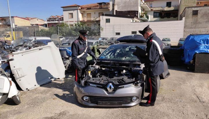 sequestro auto rubata casandrino