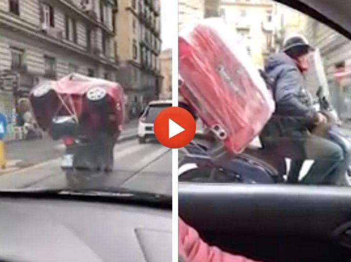 auto giocattolo su scooter napoli