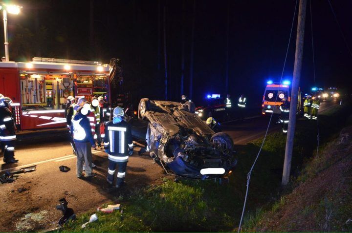 auto ribaltata incidente morto statale 413 mantova