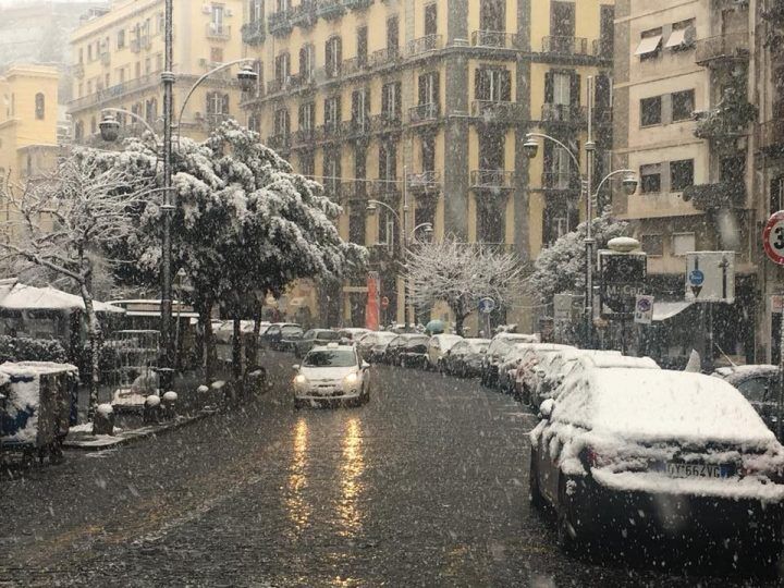 napoli neve allerta meteo 2 gennaio