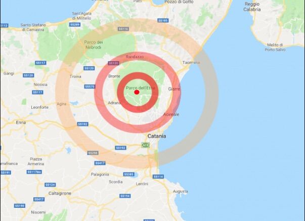 scossa terremoto nicolosi 7 gennaio