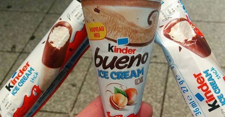 gelati kinder nuovi napoli