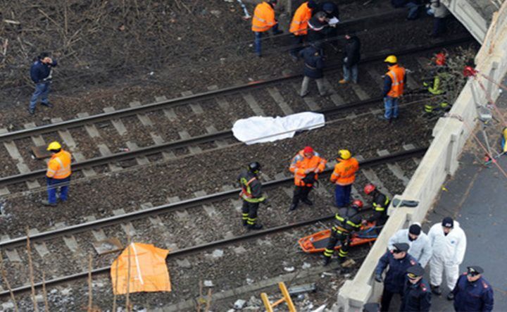 investito frecciarossa tratta bologna ferrara