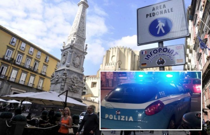 rapinatori imbranati napoli arrestati piazza san domenico