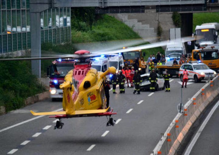 incidente Autostrada A 25