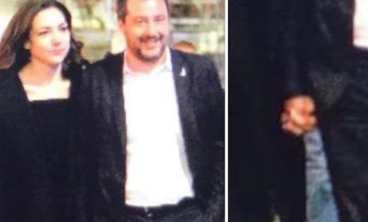 Matteo Salvini e Francesca Verdini