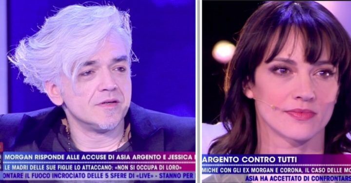 Morgan contro Asia Argento