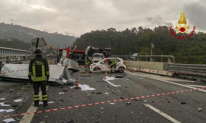 incidente a12 sestri levante lavagna genova