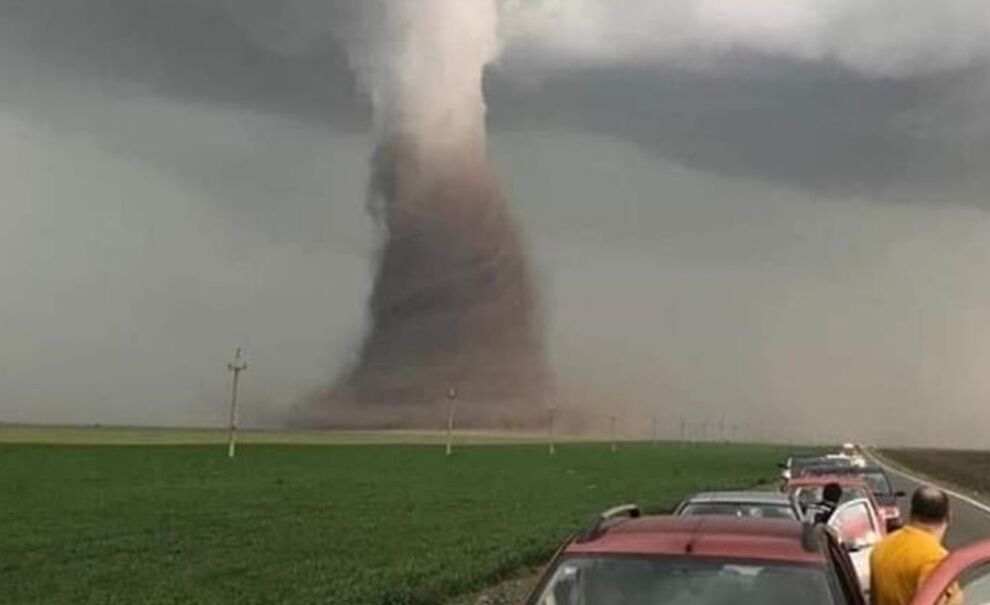 tornado drajna romania vide