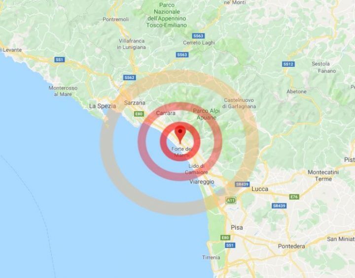 terremoto versilia