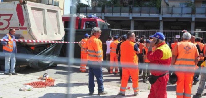 benevento morto operaio