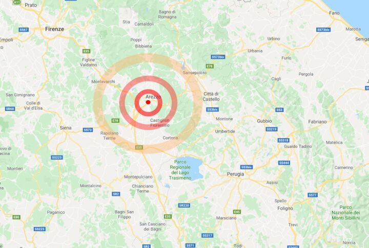 arezzo terremoto