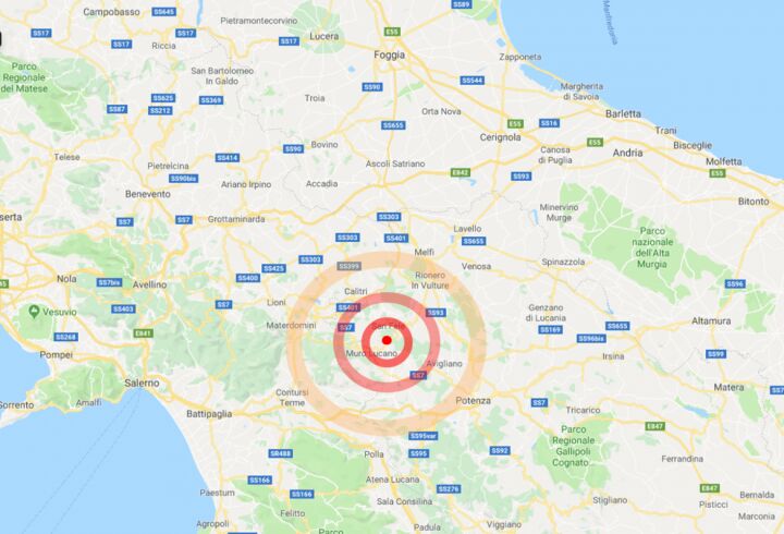 terremoto atena lucana campania 11 novembre