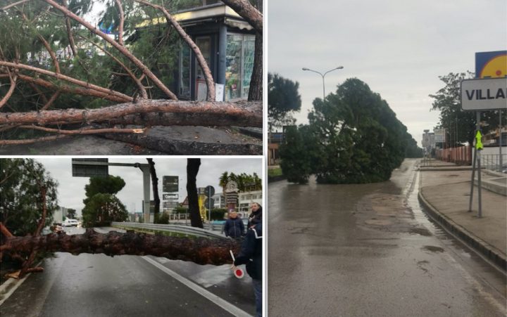 circumvallazione esterna vento maltempo