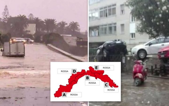 liguria allerta rossa autostrada a6 scuole chiuse