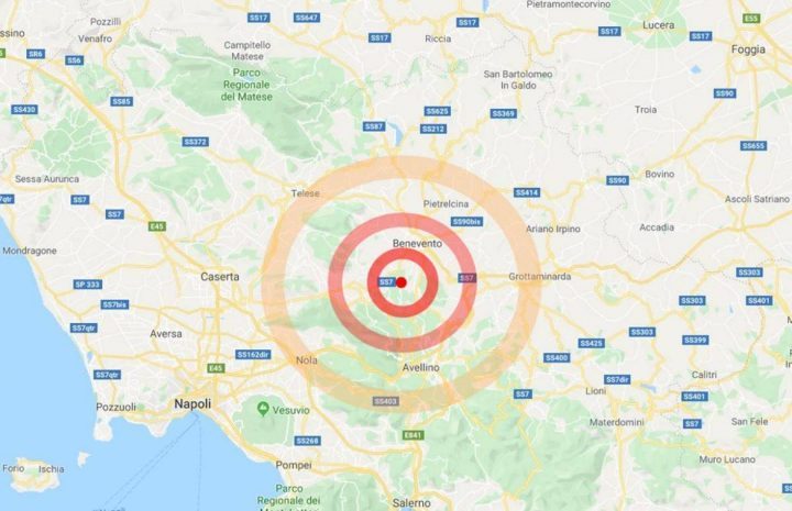 terremoto benevento 16 dicembre