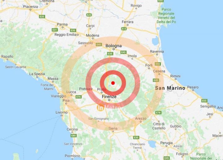 terremoto firenze barberino del mugello