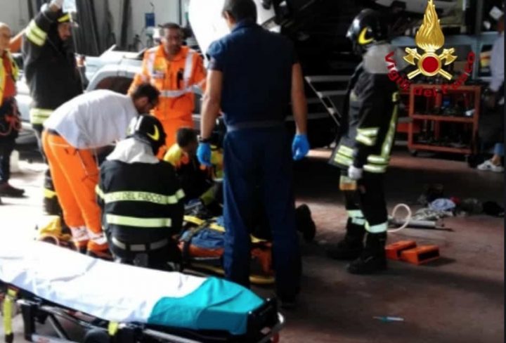 morto schiacciato operaio tufino