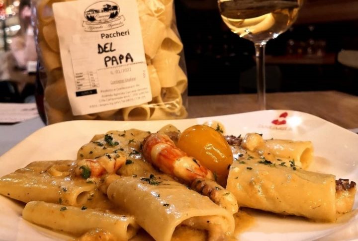 napoli paccheri del papa