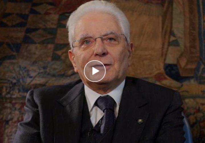 sergio mattarella coronavirus video