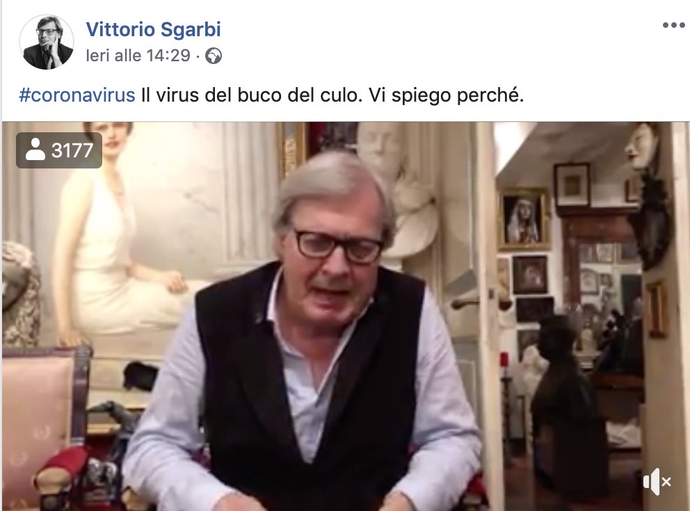 vittorio sgarbi coronavirus