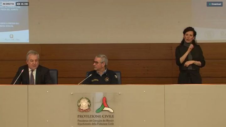 diretta protezione civile 3 aprile