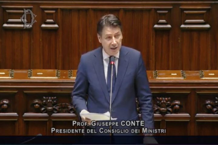 diretta discorso conte oggi