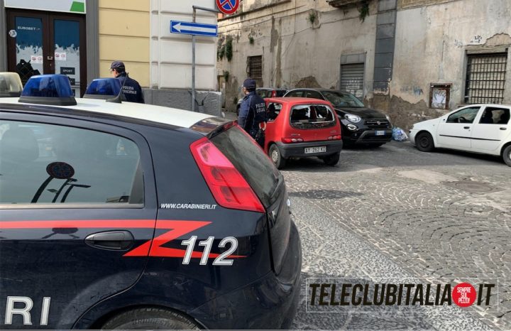 distrutte auto piazza san nicola giugliano