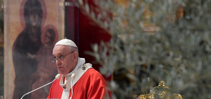 giovedì santo messa papa Francesco diretta