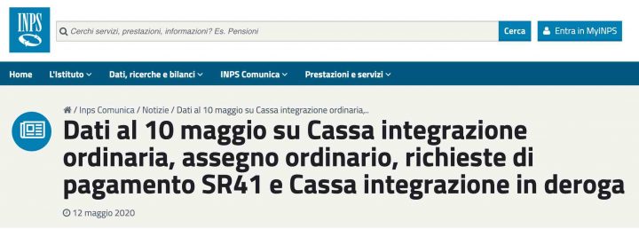 cassa integrazioni inps