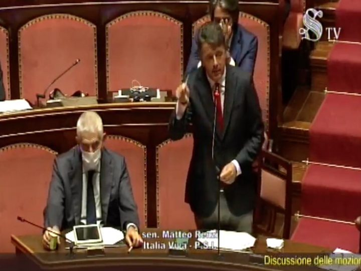 intervento renzi sfiducia bonafede