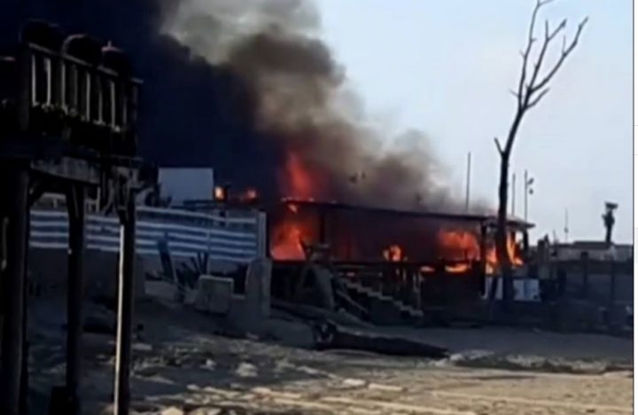 lido verde incendio ischitella castel volturno