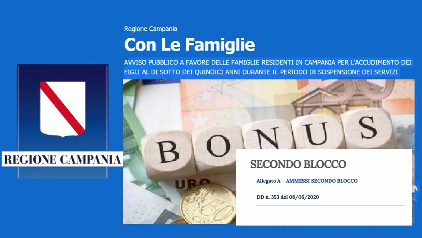 bonus famiglie